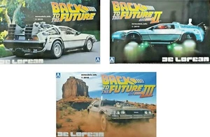Aoshima 1/24 De Lorean ' Back to the Future ' Car Kit New Plastic Model Kit - Picture 1 of 4
