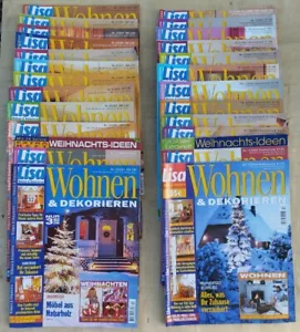 24 Zeitschriften LISA WOHNEN UND DEKORIEREN 2001 + 2002 - Bild 1 von 6