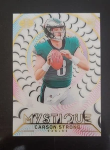 🏈2022 Panini Illusions Football card Carson Strong Mystique M-7 RC Eagles QB🏈 - Picture 1 of 2