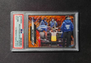 2020 Topps Chrome Formula 1 F1 F2 Carlin Team PSA 8 #110 Orange Wave /25 - Foto 1 di 2