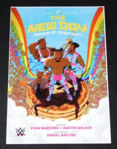 THE NEW DAY KOFI KINGSTON, XAVIER WOODS & BIG E SIGNED 12X18 PHOTO WWE RAW NXT!! - Picture 1 of 1