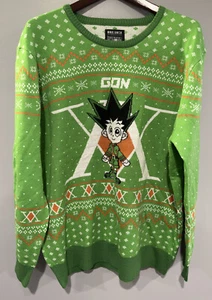 Feo Suéter de Navidad Hunter x Hunter Chibi Gon Caja de Vacaciones Almuerzo Exclusivo 2XL - Imagen 1 de 7