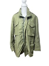 Men’s Field Coat With Hood Vietnam Era US Army Jacket 8405-782-2938 Medium Short