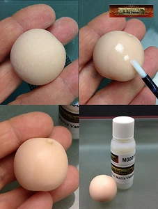 M00019 MOREZMORE Finish Matte Polymer Clay Sealer Clear Acrylic Varnish 1oz - Picture 1 of 5