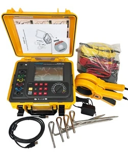 Probador de resistencia a tierra de doble abrazadera Probador de medición de resistencia a tierra - Imagen 1 de 11