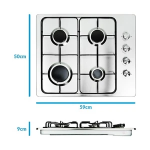 Placa de gas Essentials 60 cm 4 quemadores - AEGHE60SS - Imagen 1 de 1