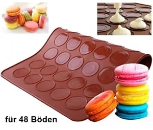 Macaron Matte Backmatte Silikon Backform für Macarons Doppelkeks Makronen - Bild 1 von 9