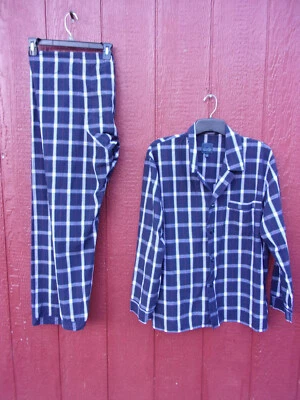 Majestic International Conjunto Pijama Algodón Hombre XL Cuadros Elástico/Cordón Foto 1 de 3