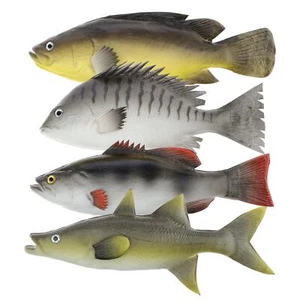 4 PCS Fake Fish Decoration for Home Kitchen Garden Hotel Restaurant Realistic... - Picture 1 of 7