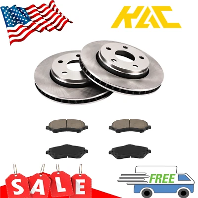 Rotores de disco delanteros pastillas de freno para Jeep Wrangler 2007 2008-2014 2015 2016 2017 Foto 1 de 4