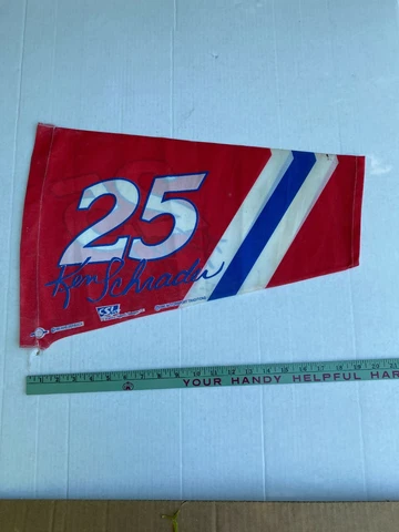 NASCAR Kenny Schrader #25 Bud 19 inch Wind Sock; vintage new old stock 1995 Cover