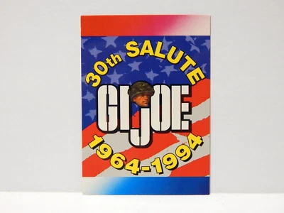 GI Joe 30th Salute Hasbro Promo Card 1994 (A) - Image 1 of 2