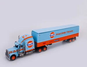 FINE 1:64 Scale Racing Peterbilt King Hauler Trailer Diecast Metal Car - Picture 1 of 8