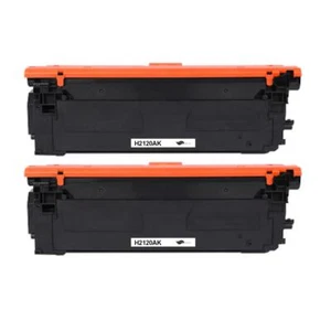 2 schwarze Tonerkartuschen für HP Color LaserJet Enterprise M554dn Flow MFP M578c - Bild 1 von 1