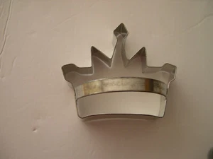 Cortador de galletas de metal Crown Tiara Princesa Reina - Imagen 1 de 1