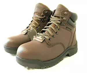 Brahma Men's Liner Steel Toe Work Boot Water Proof- Brown Size 7 NEW - Picture 1 of 8