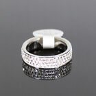 Women's ring finger ring crystal ring engagement ring friendship ring, zircon 