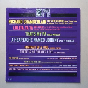 MGM PARADE OF HITS VINYL LP MGM VG 93 - Picture 1 of 4