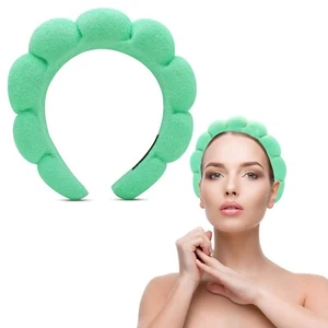 Spa Headband for Washing Face, Makeup, Facial and Skincare. Bubble Skin Care ... - Picture 1 of 9