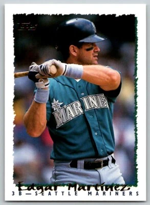 1995 TOPPS EDGAR MARTINEZ SEATTLE MARINERS #55 - Image 1 of 2
