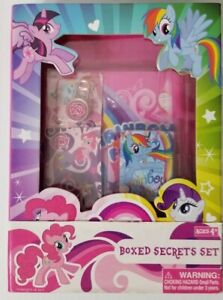 My Little Pony Diary Box Set NEW Rainbow Friends Friendship is Magic