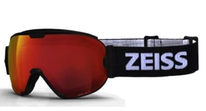 MASCHERA DA SCI-SNOWBOARD ZEISS mod.INTERCHANGEABLE BLACK RED +SONAR+RI/S1 - Picture 1 of 3