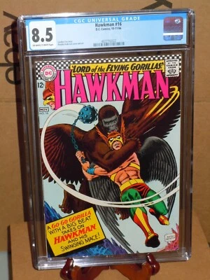 Hawkman #16 CGC 8.5 DC Comics 1966 💎 Silver Age High Grade - Image 1 of 4
