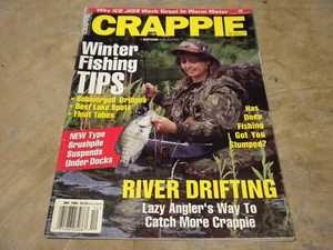 Crappie World Dezember 1996 Magazin - Winter Angeln Tipps - River Drifting - Bild 1 von 3