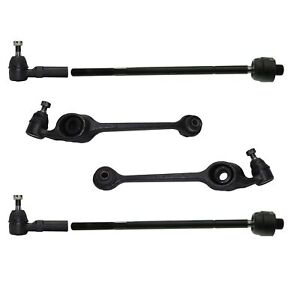 6 New Pc Control Arms & Tie Rod Ends Kit for Saturn SC1 SC2 SL SL1 SL2 SW1 SW2