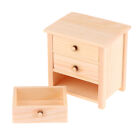1:12 Dollhouse Mini Drawers Locker Bedside Table Storage Cabinet Furniture Decor