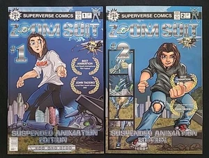 Zoom Suit #1 & 2 Set Superverse Suspended Animation Edition NM Comics Lot - Bild 1 von 14