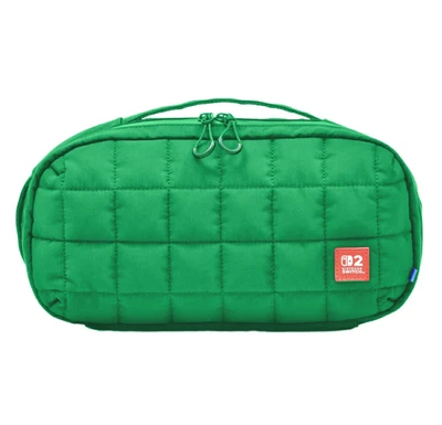 Funda acolchada mediana para consola Nintendo Switch 2 verde Foto 1 de 2
