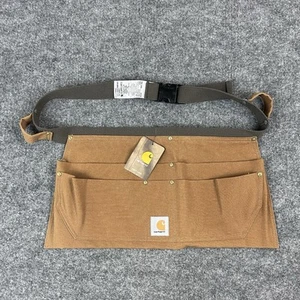 Grembiule cintura attrezzi Carhartt uomo L XL marrone tela anatra tasche regolabili A09-BRN - Foto 1 di 10