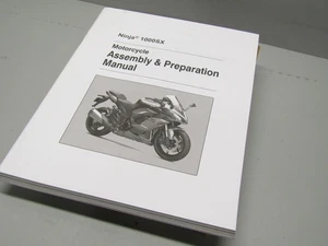 2020 2021 KAWASAKI NINJA 1000SX ZX1002 MOTORCYCLE ASSEMBLY & PREPARATION MANUAL - Picture 1 of 4