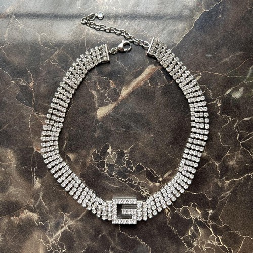 GUCCI Collana Girocollo Decorazione Cristallo