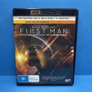 First Man - Movie Collection 4K Ultra HD Blu Ray UHD Region B - Foto 1 di 4