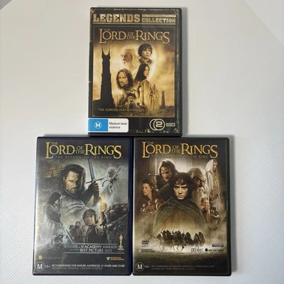 The Lord Of The Rings Complete Trilogy DVDs, 6 Discs, Good Condition, 1 NEW - Image 1 of 4