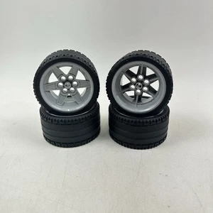 Lego EV3 Mindstorm 4 Stck. 56 mm x 34 mm Reifen & Rad 68,8 x 36 ZR 15038 4er Set - Bild 1 von 9