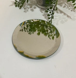 Vtg Round Beveled Glass Mirror 4” Diameter For Display - Picture 1 of 3