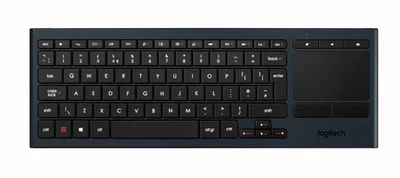 Logitech K830 Wireless TV Keyboard Illuminated - Black - Image 1 of 3