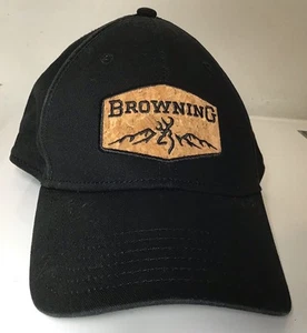Browning Shotguns Adjustable Baseball Hat Black One Size Hunting Shooting - Picture 1 of 7