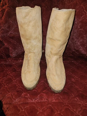 Khombu Boots Women's Brown Leather Upper Navajo Winter Weather  Boots Size 10 - Image 1 of 4