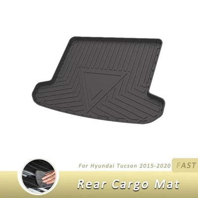 Rear Boot Liner Custom For Hyundai Tucson 2015 2016-2019 2020 Cover All Weathter - image 1 of 4