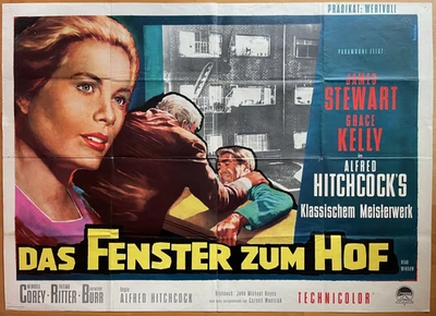 DAS FENSTER ZUM HOF / REAR WINDOW Alfred Hitchcock  - A0 - Grace Kelly - Bild 1 von 4