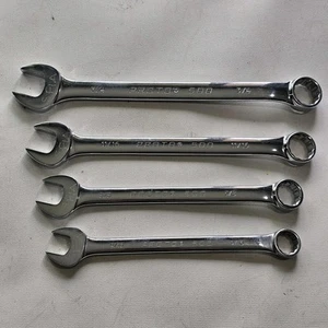 Proto 500 4pc. SAE Full Polish 12-point Combination Wrench 9/16" - 3/4" - Picture 1 of 4
