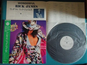 Rick James Wonderful Japan Promo Vinyl LP mit OBI P-8652 im Jahr 1988 - Bild 1 von 12