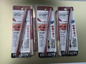 5 Revlon Colorstay LipLiner 640 Raisin 635 Sienna 665 Plum 12 Bordeaux 09 Spice - Picture 1 of 1