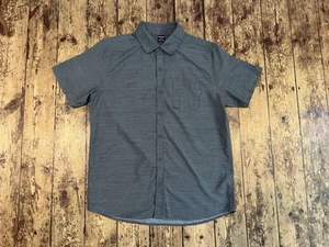 Hurley Short Sleeve Shirt Grey Men’s Size Large - Picture 1 of 8