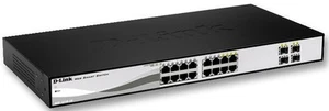 D-LINK - Suis Pintar Terurus 16 Port Gigabit dengan 4 Port SFP - Tiada Kipas - Picture 1 of 1