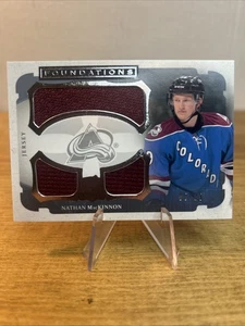 2013-14 The Cup Nathan MacKinnon Foundations Rookie Triple Jersey 5/25 RC SSP - Bild 1 von 4